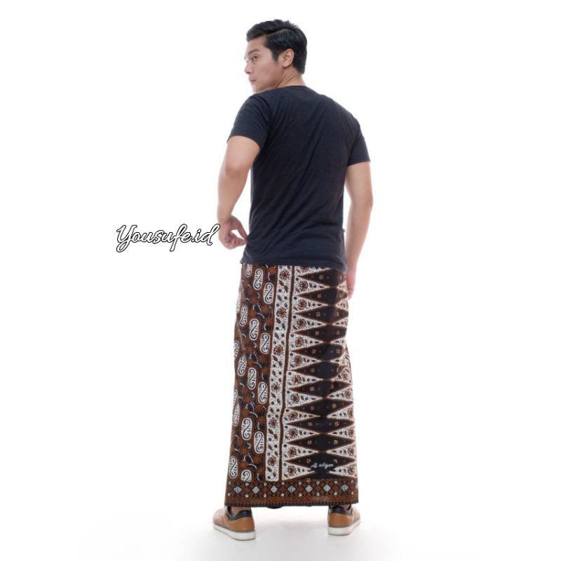 Sarung Batik Tulis Premium Santri Halus Seragam Pondok Pesantren Sekolah Guru PNS Nasional Bisa Cod Murah Kode SBTH01A