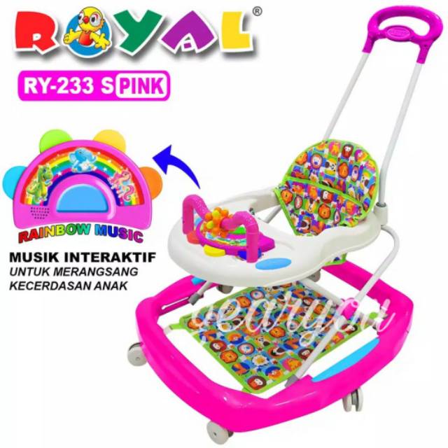 BABY WALKER ROYAL RY-233/ APOLLO ROYAL/ ALAT BANTU BELAJAR JALAN BAYI