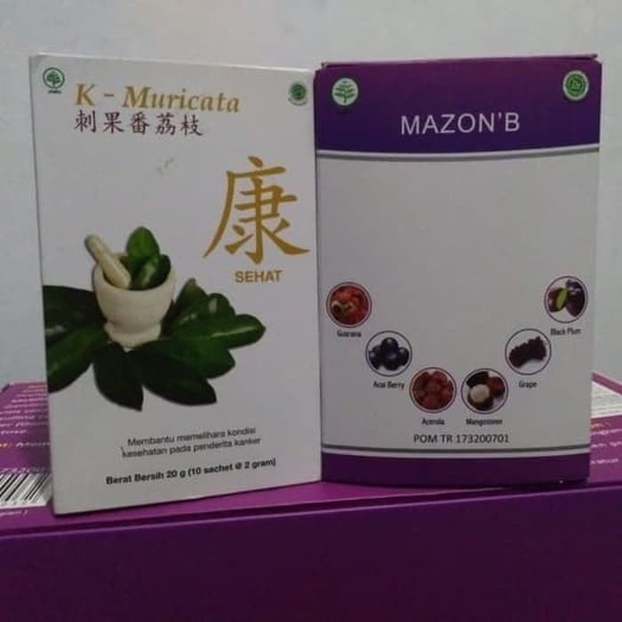 K Muricata Mazon B Obat Herbal Mengobati Kanker Tumor Dan Hiv Berkualitas Shopee Indonesia