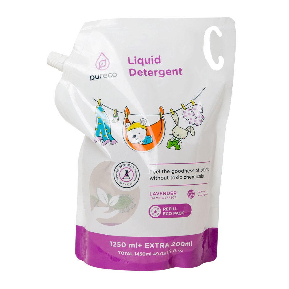 Pureco Liquid Detergent 1450ml Sabun Cuci Baju 1450ml