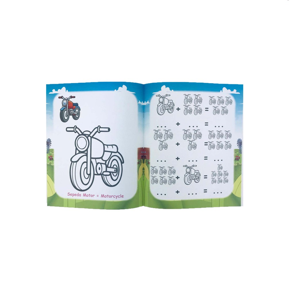 Buku * Mewarnai * Berhitung * Kiky * Sedang * 629621