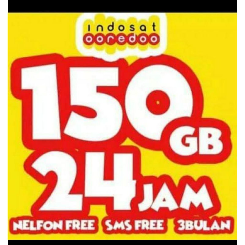 Kartu perdana kuota indosat 24jam 3bulan