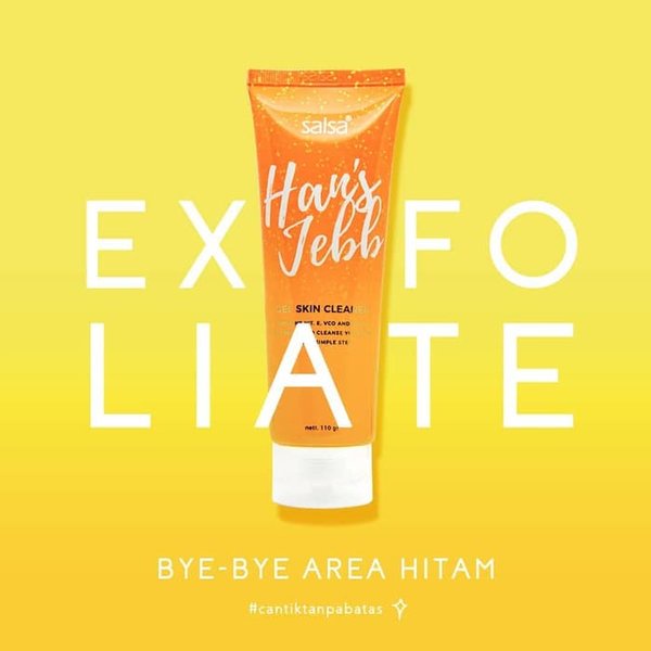 [Per Pc] Salsa Hans Jebb Hansjeb Lulur Tangan Tanpa Bilas Exfoliating Peeling Gel Original BPOM