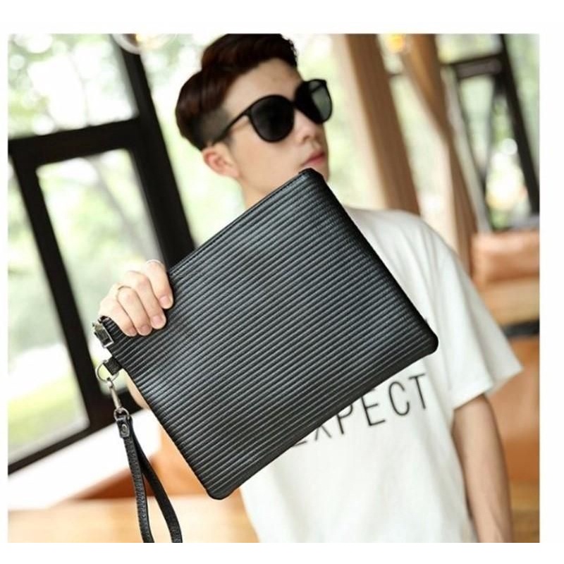 Clutch Pria Zepeline Tas Tangan Pria Dompet Korea - Clutch Zeppelien