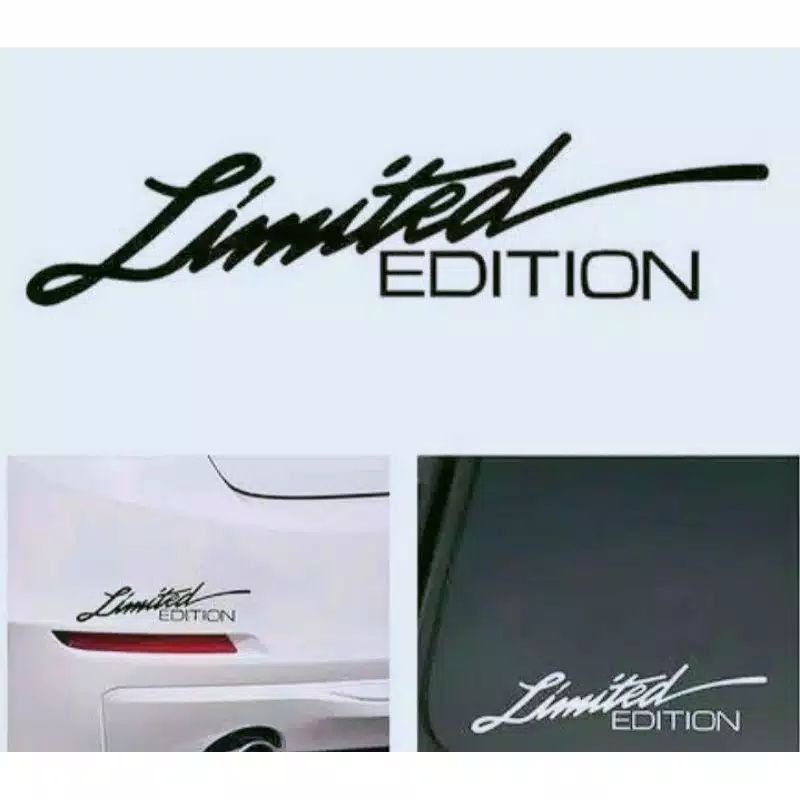 STICKER LIMITED EDITION STICKER MOTOR MOBIL CUTTING