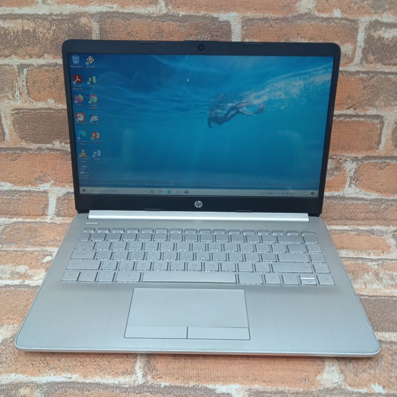 Laptop 2nd HP 14s-dk0073AU AMD A4-9125 2.3GHz ram 4GB SSD 256GB