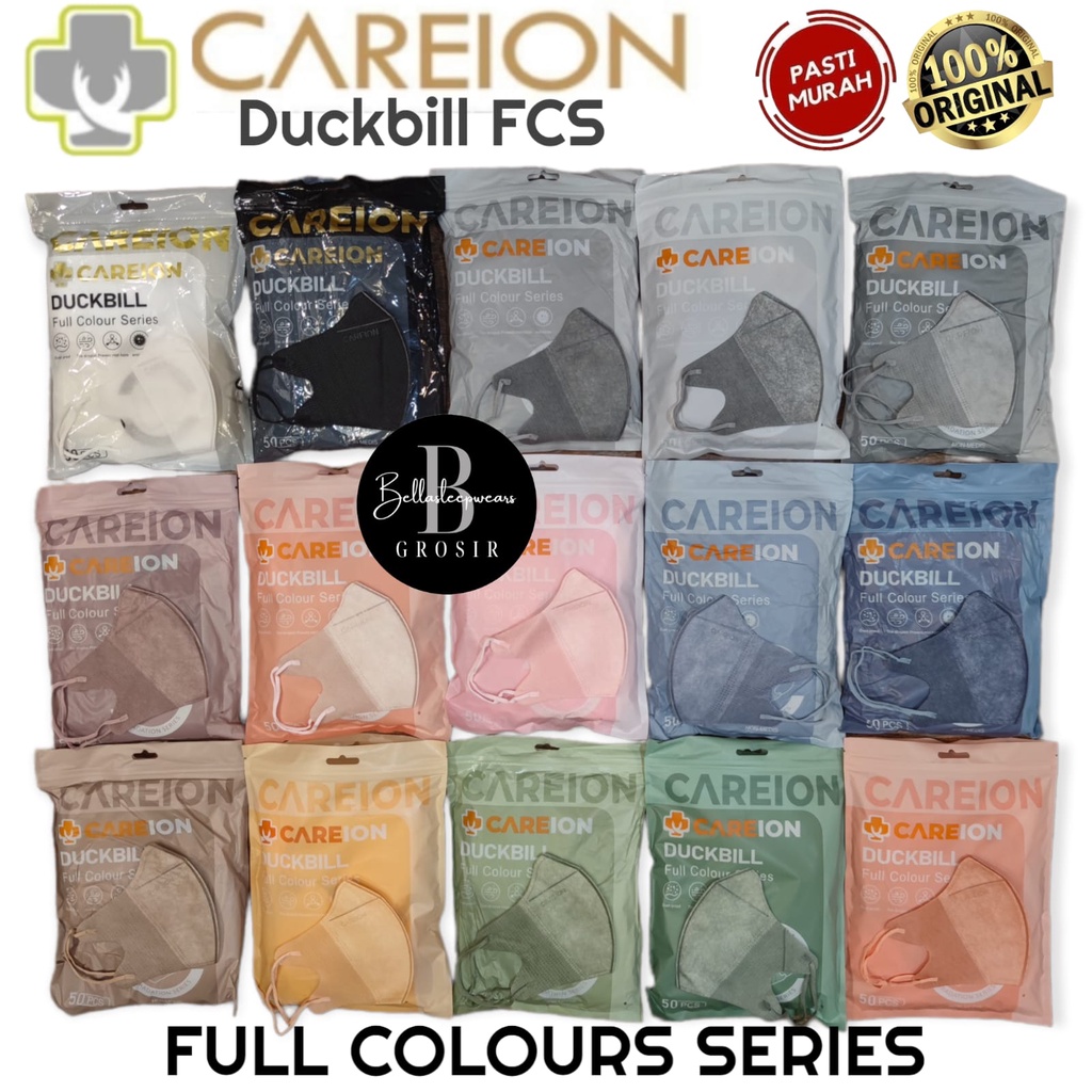 FULL COLOURS SERIES 4PLY DB CAREION EMBOSS ISI 50- MASKER DUCKBILL 4PLY CAREION EMBOS COLOUR PASTEL FCS