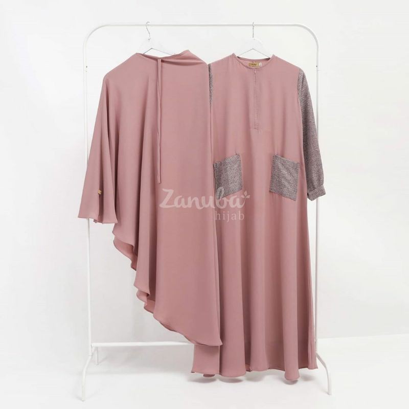 GSK 35 ZANUBA HIJAB - Gamis Set Kombinasi 35 by ZANUBA HIJAB