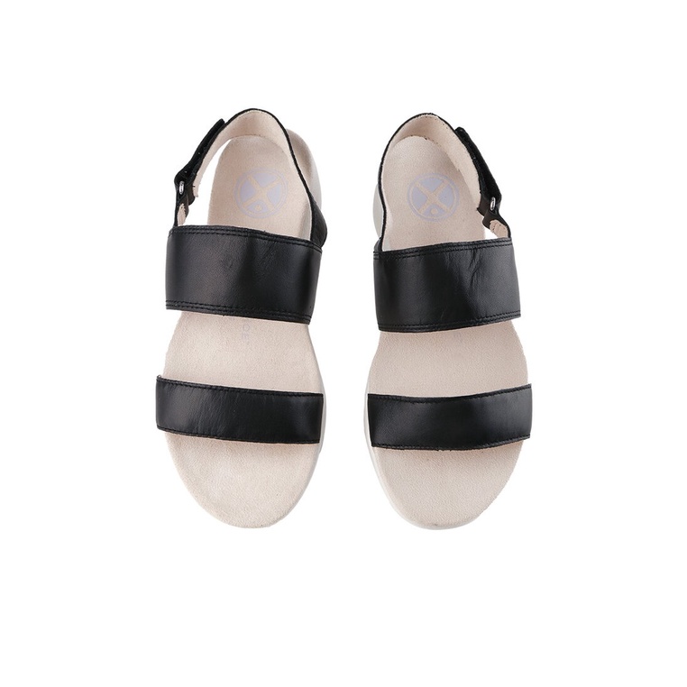 SANDAL WEDGES WANITA HUSH PUPPIES ORIGINAL SLINGBACK CASUAL BLACK HW65