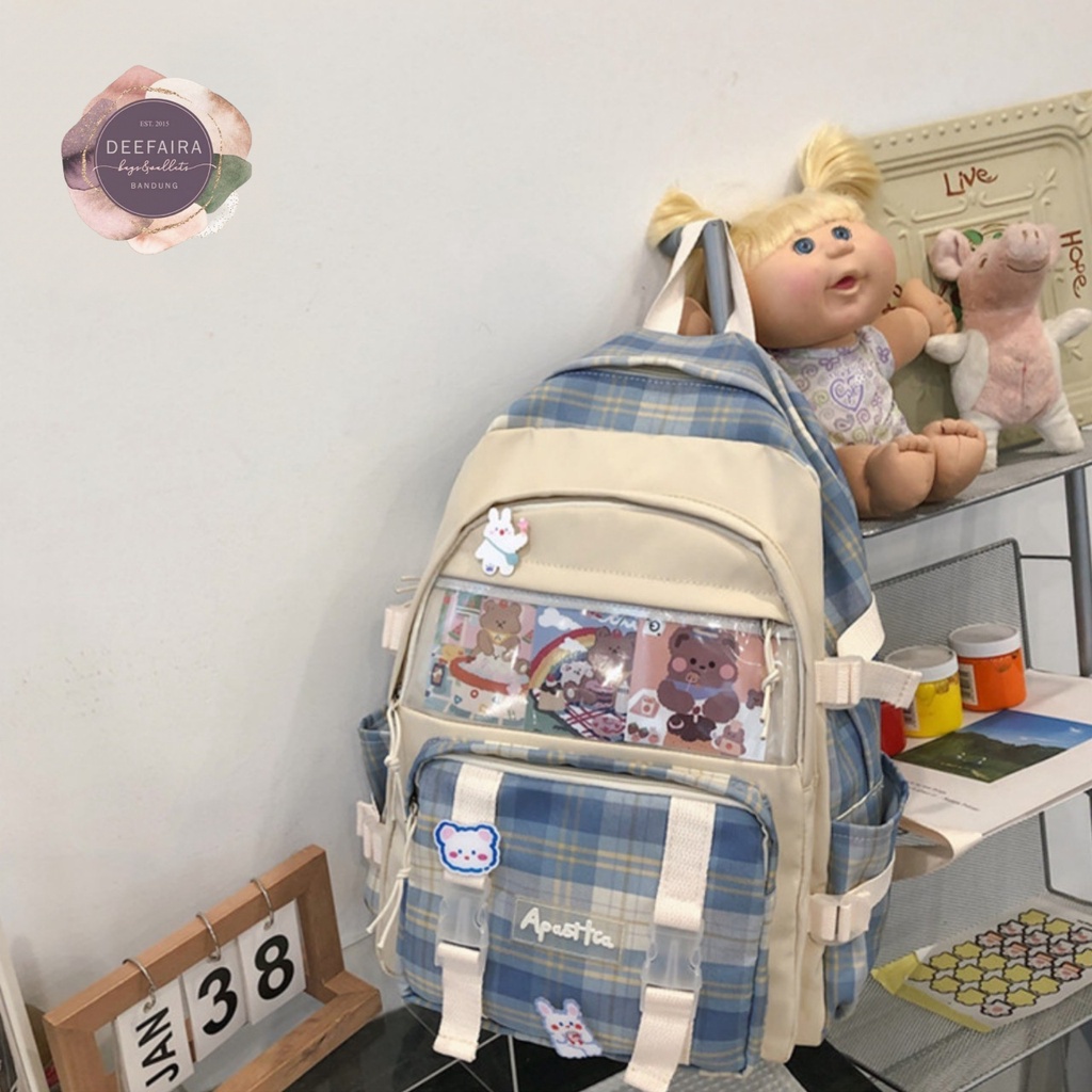 Tas Ransel Sekolah Untuk Perempuan Korean Kawai1 Cartunn Tas Perempuan Sd Smp Sma