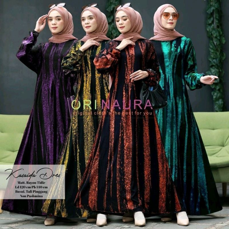 GAMIS RAYON PREMIUM| HOMEY DRESS CANDI MEKAR|GAMIS TWILL ORI