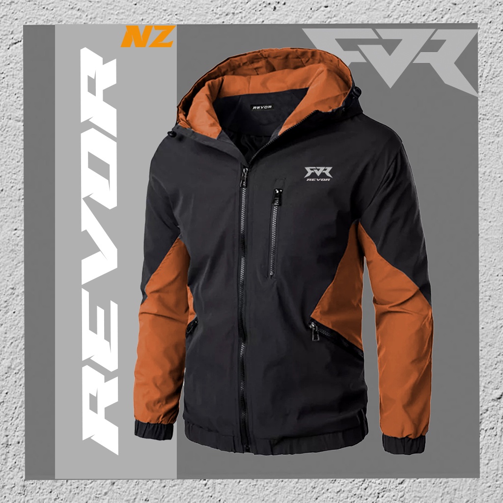 Revor NZ Jaket Parasut Windproof Waterproof