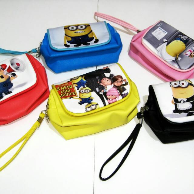 Dompet HP / Dompet uang/ dompet serba guna karakter minion