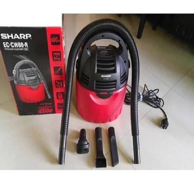 SHARP Vacuum Cleaner Wet &amp; Dry/ Alat Penyedot Debu Basah Dan Kering ECCW60 600Watt