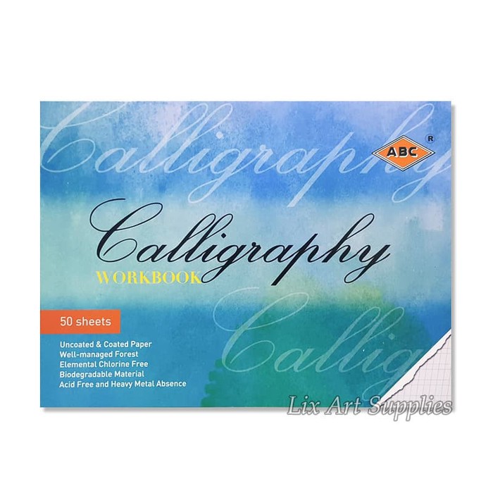 

Free Ongkir ABC Calligraphy Workbook - 50 Sheet (22.9 x 30.5cm) Berkualitas