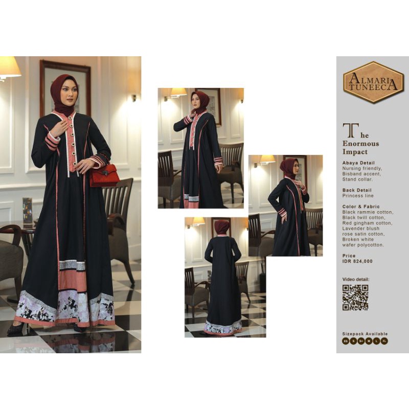 Gamis Klamby almari Tuneeca AT-042100