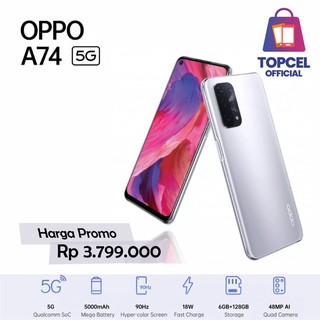 Oppo A74 5G 2021 TERMURAH 6GB 128GB [6/128 GB] Garansi Resmi Oppo 1