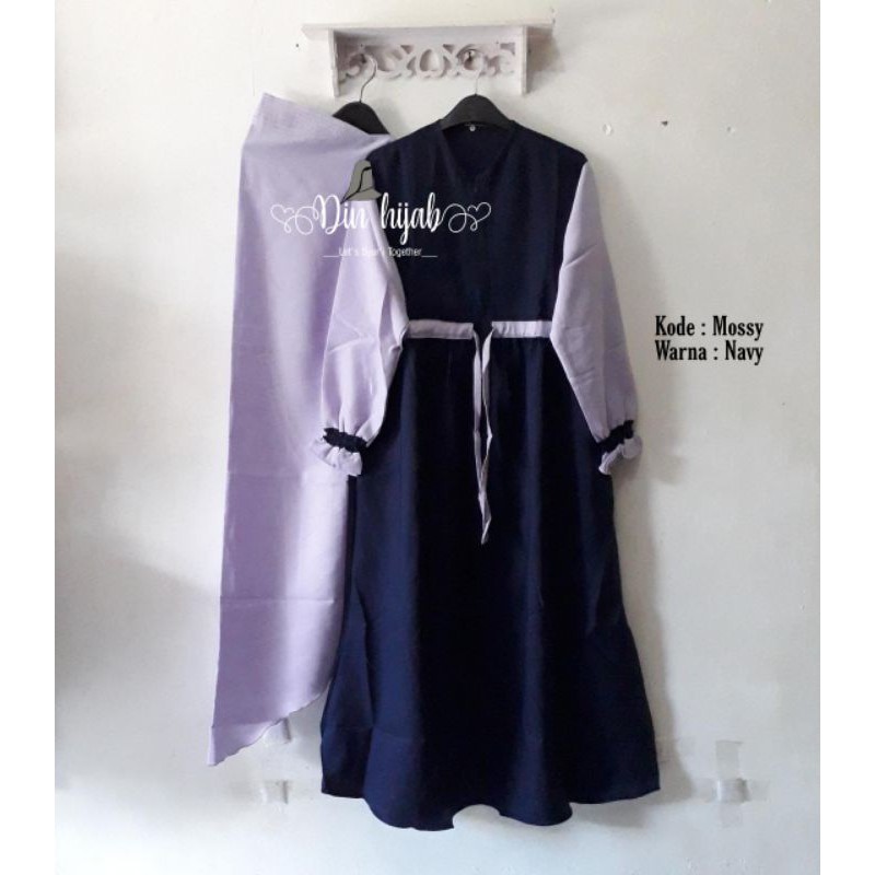 Din Hijab Mossy Set