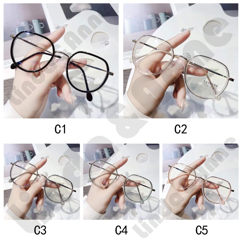 [ TERBARU ]  Kacamata Bulat Anti Uv Kekinian Untuk Wanita Fashion Import
