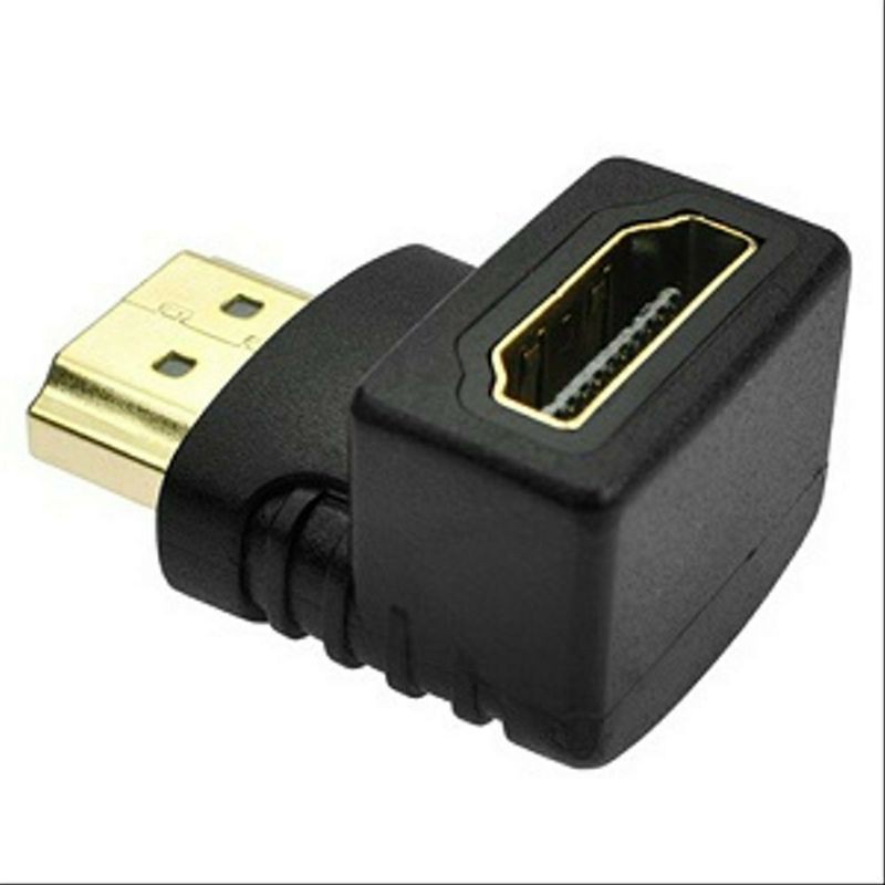 Konektor / Connector HDMI M - F L 90d