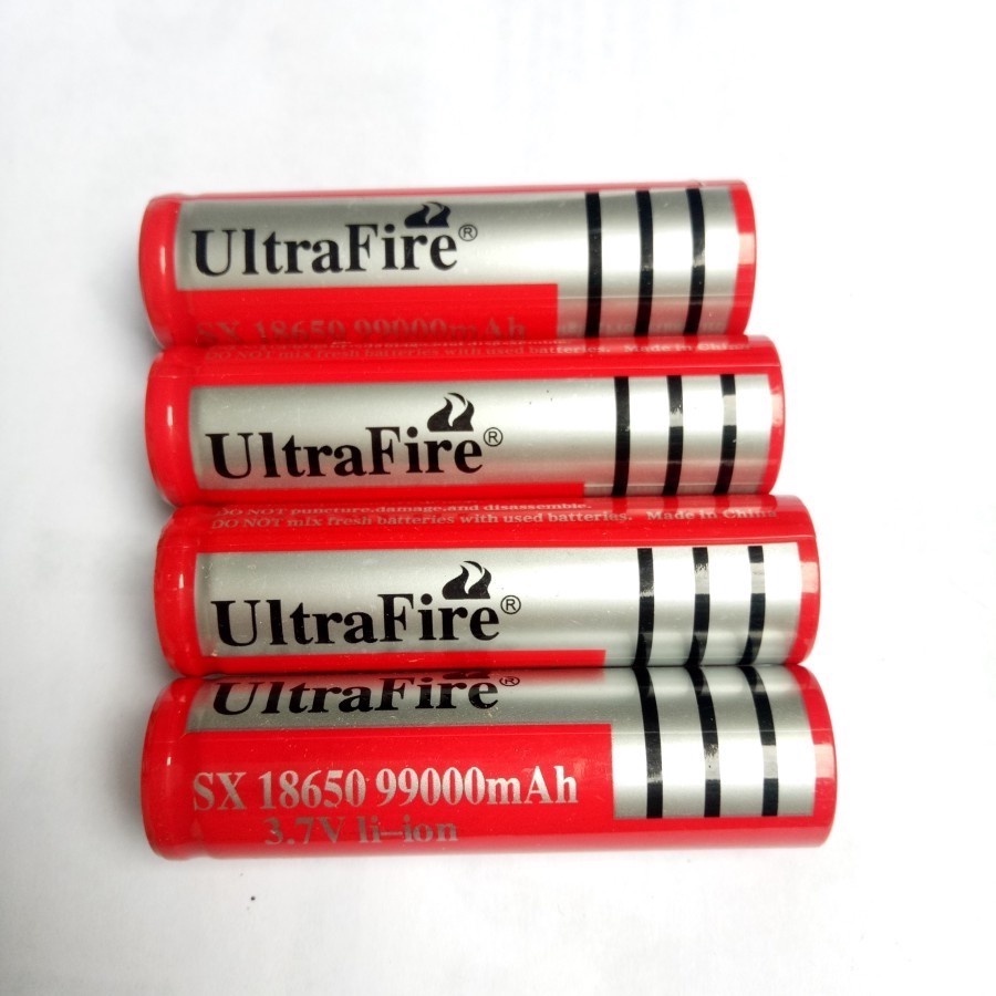 BATRE 18650 3,7v  99000mAH BATERAI  ultra fire 18650 batre cas batre isi ulang baterai recharger