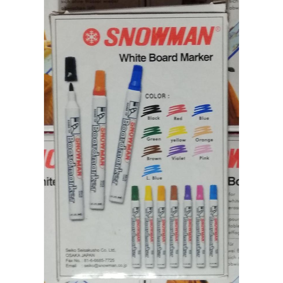 

Diskon Spidol SNOWMAN White Board Big Sale