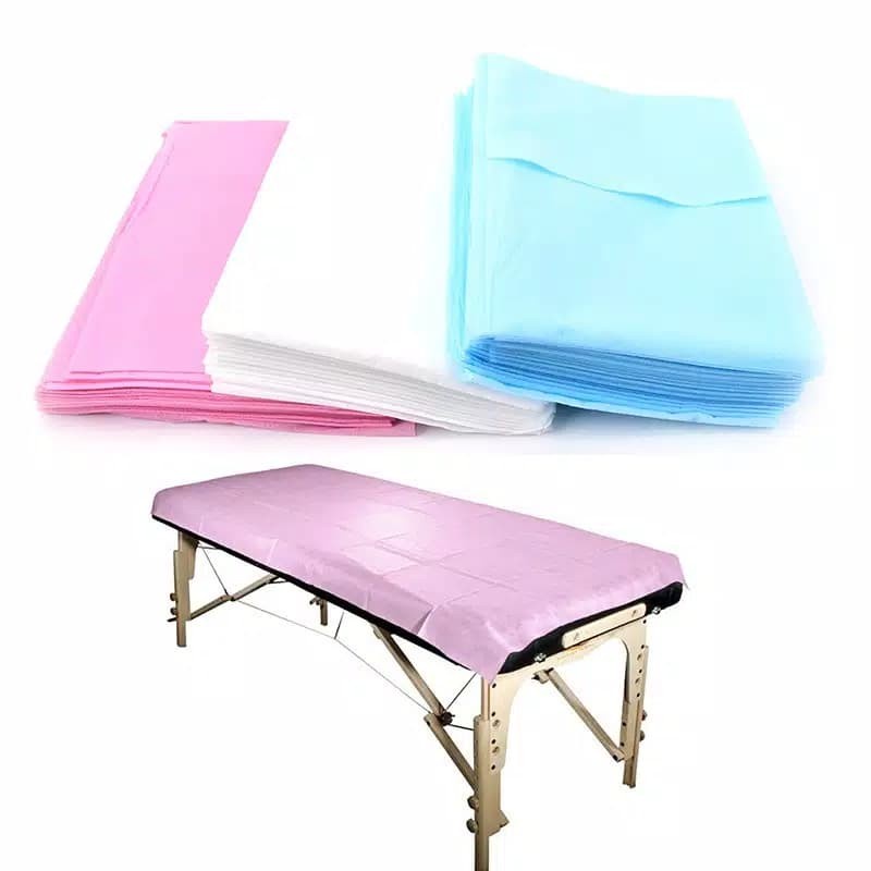 BED SHEET RANJANG / SPREI DISPOSABLE 1X PAKAI SULAM ALIS ATAU EYELASH EXTENSION