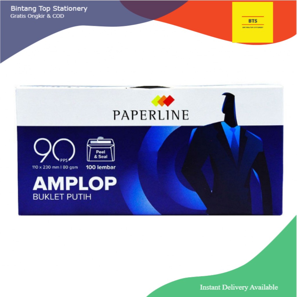 

[BTS] Amplop Putih 90 PPS Paperline / Amplop Polos