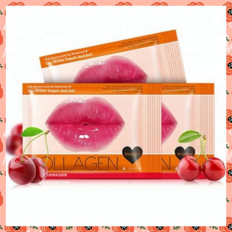 Lip Mask IMAGES BEAUTECRET Collagen Moisturizing Masker Bibir Pelembab Kolagen Untuk Bibir Pecah Kering Original