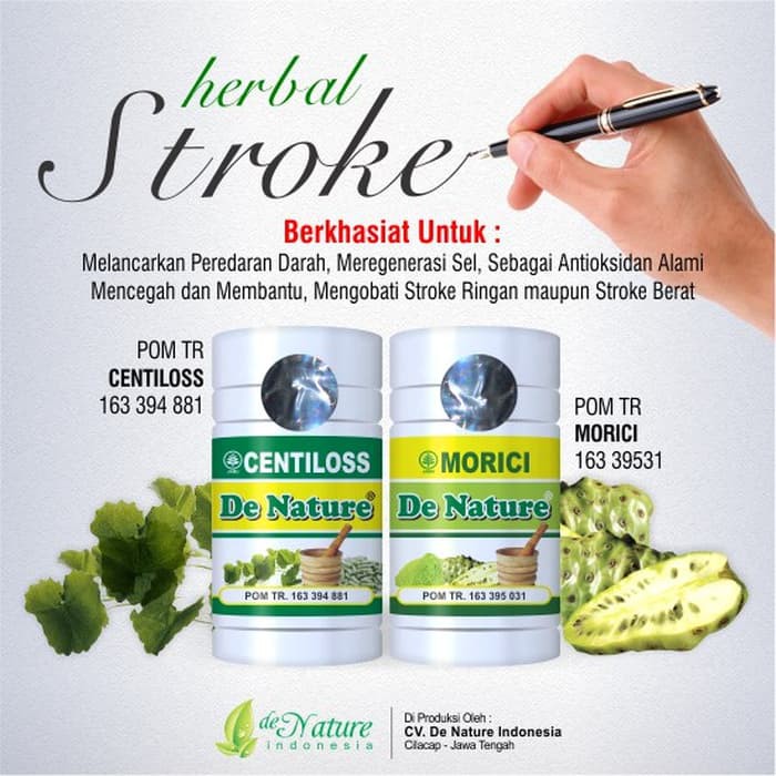 Obat Stroke Ringan Tangan Sebelah Kiri Kanan Gejala Lumpuh Penyakit Stroke Garansi Original Shopee Indonesia