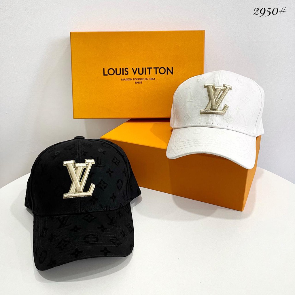 Topi Louis Vuitton LV Embroidery Baseball 2950  LOP 79  topi batam impor murah cantik grosir sale