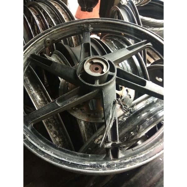 velg racing satria 2 tak asli/original lumba. hiu
