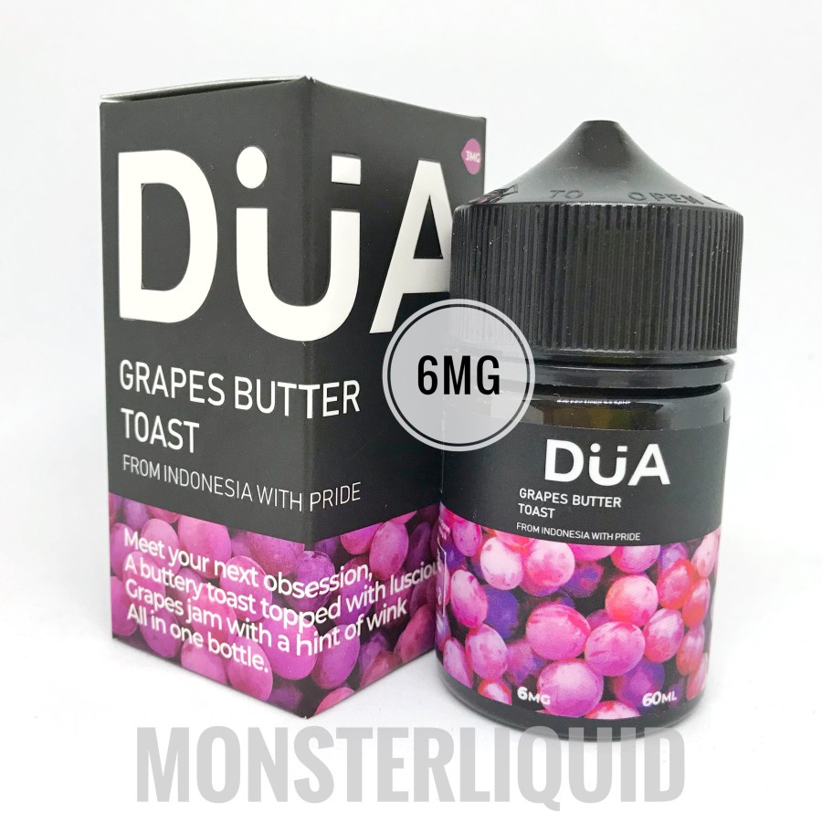 DUA GRAPE BUTTER TOAST BY INDOBREW 6MG 60ML