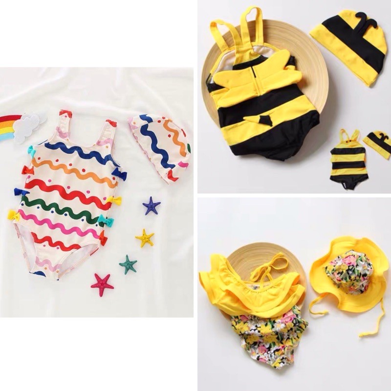 Swimsuit Anak Perempuan/ Swimwear Anak/ Baju Renang Anak Perempuan/ Girls Swimsuit