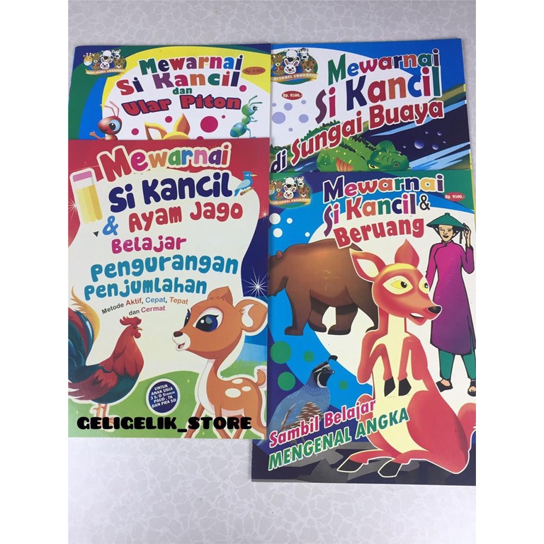 

BUKU CERITA MEWARNAI SAMBIL MEMBACA / CERITA KANCIL DAN KAWAN (1 PCS)