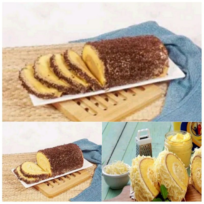 

Bolu Meranti Toping Coklat dan Keju