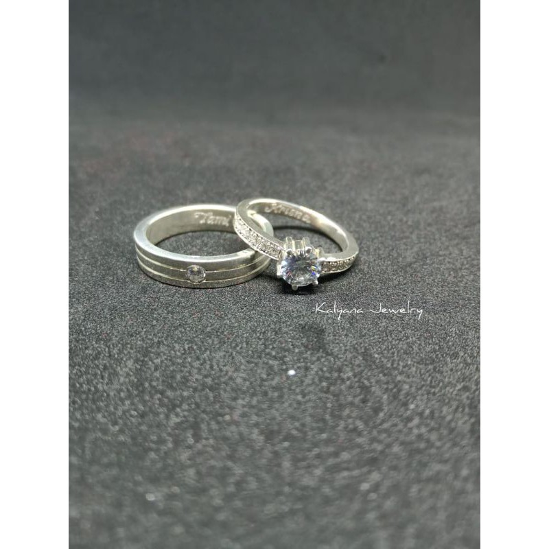 Cincin nikah perak, cincin tunangan by Kalyana Jewelry