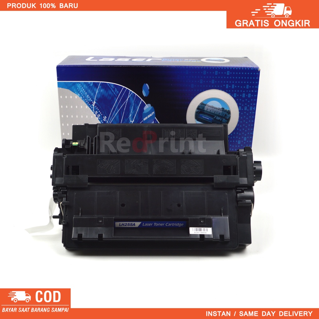 Toner Cartridge Compatible untuk Printer HPEnterprise Pro 500 MFP M521, M525, M521dw, M525dn, P3015, P3015d, P3015dn, P3015x, P3016, P3010, LBP 6750, LBP 6750DN, Premium Toner Cartridge 55A / CRG 324