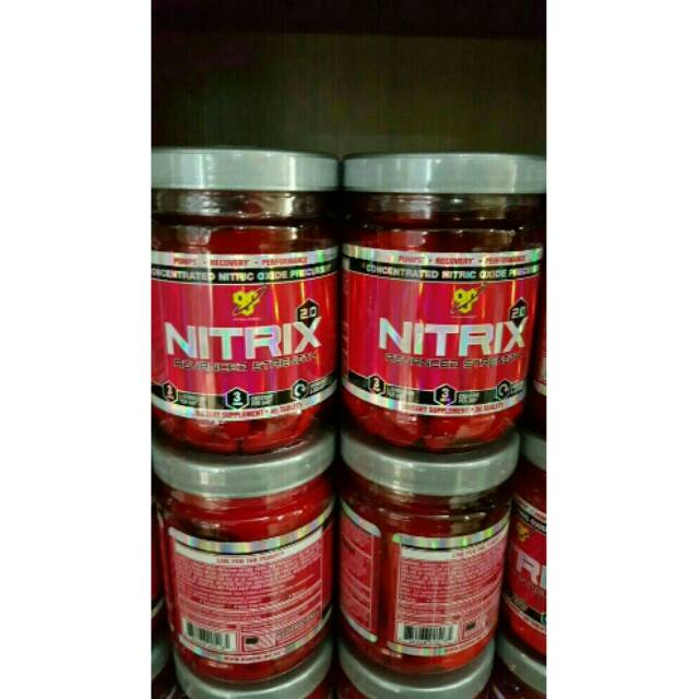 BSN Nitrix 2.0 isi 90 tabs / 90 caps tablet capsule Nitric Oxide