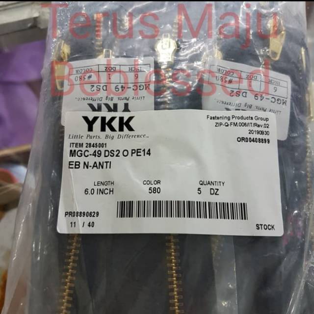 

Resleting Levis YKK 6inch ( 15cm)