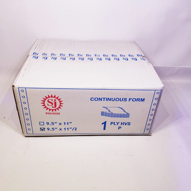 

Paper Pryns Continuous Form 9,5 x 11/2 1ply SJ Premium (1 lembar dibagi 2) - Putih