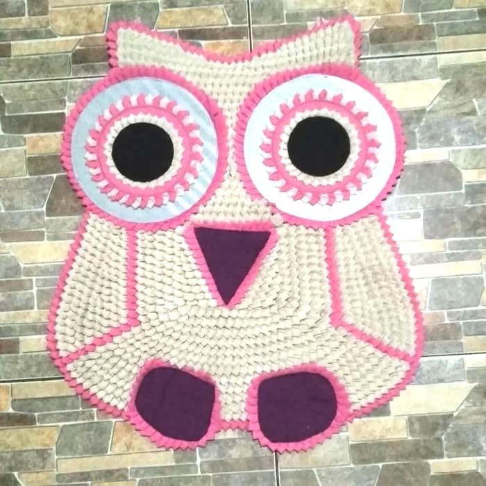 Keset Kain Perca Motif Burung Hantu Owl Shopee Indonesia