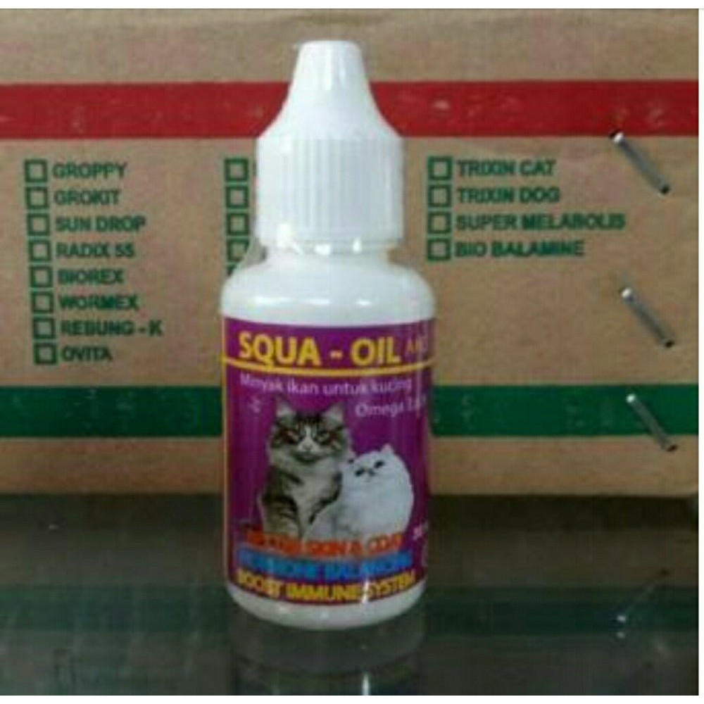 SQUA OIL CAT minyak ikan kucing minyak ikan untuk kucing