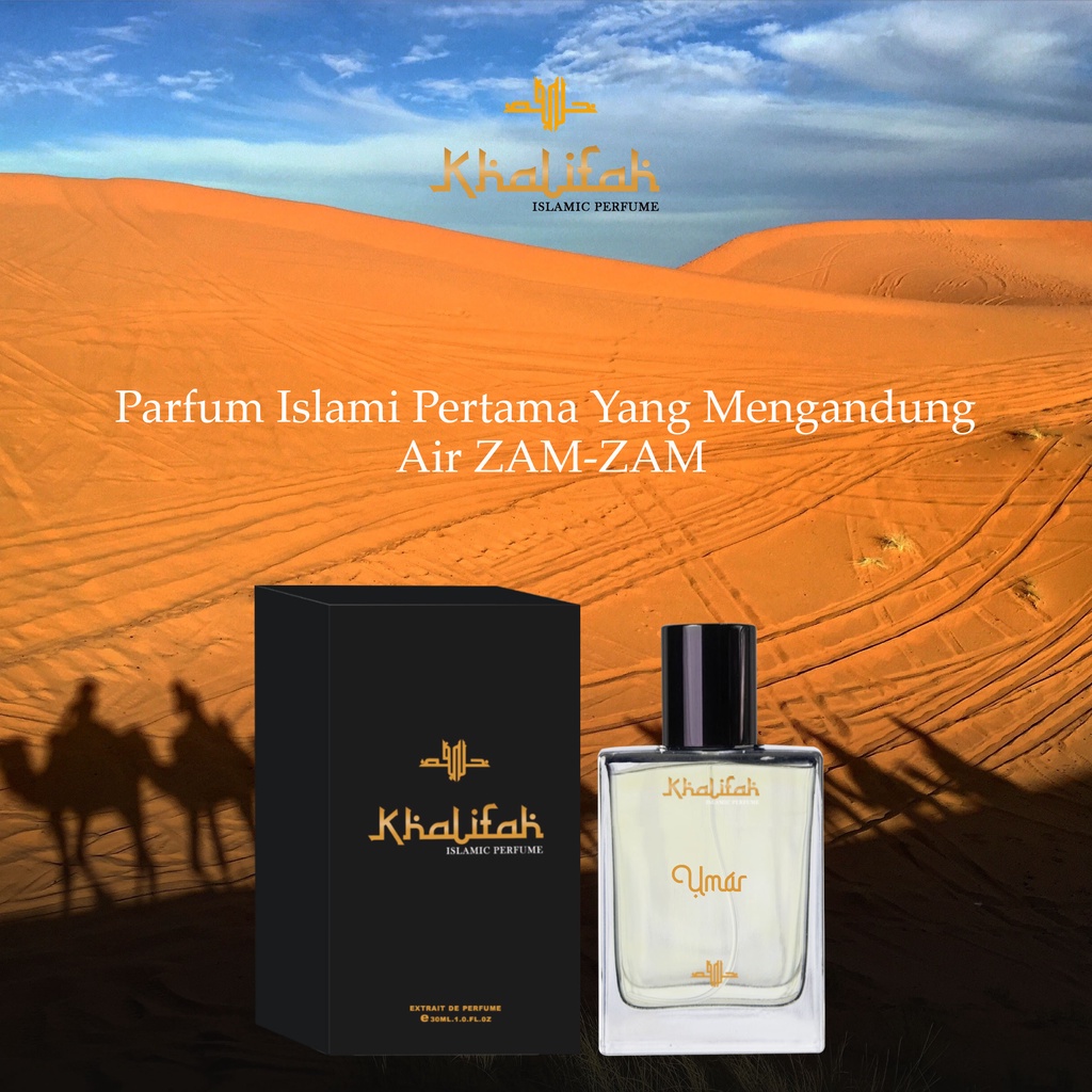Parfum Islami Khalifah UMAR Series | Parfum Non Alkohol Pria Terbaik Extrait De Perfume No.1