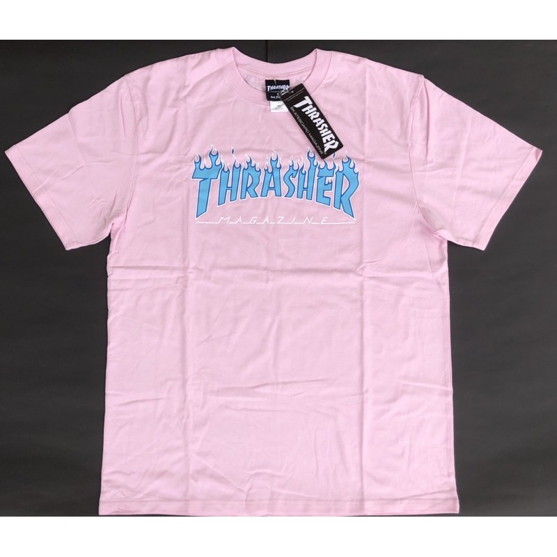 Kaos Thrasher Outline Flame Blue/Pink (JP) Original