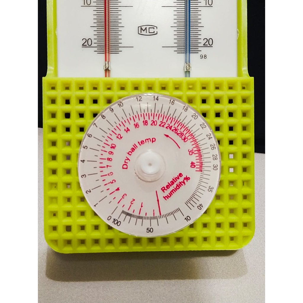 Thermometer Wet and Dry Termometer Bola Basah dan Bola Kering - TDW