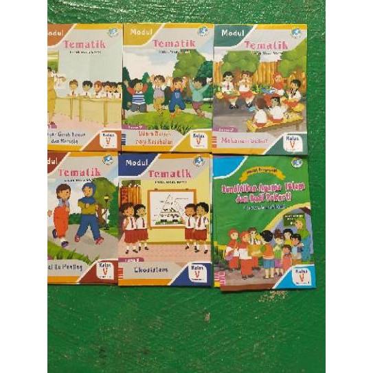 TERLARIS Harga perpaket buku modul pengayaan/LKS tematik k13 kelas 1,2,3,4,5,6 semester 1