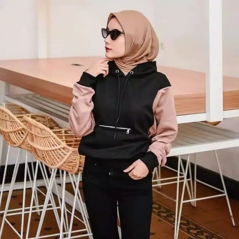 ALYA HOODIE || SWEATER HOODIE ZIPPER #ALY