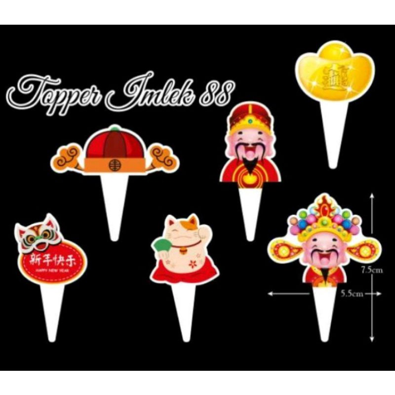 TOPPER IMLEK 88 /  TOPPER KUE CNY