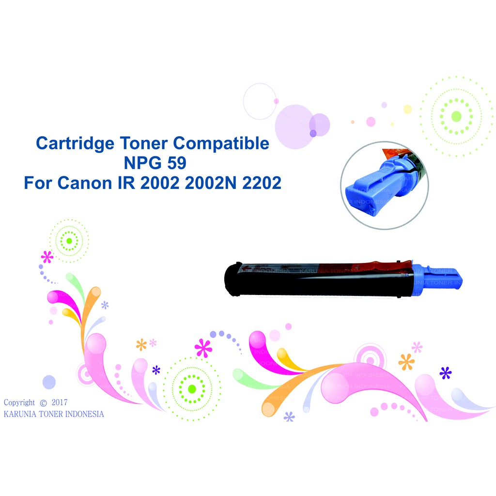 Cartridge Toner Compatible NPG 59 Untuk Canon IR 2002 &amp; 2002N 2202